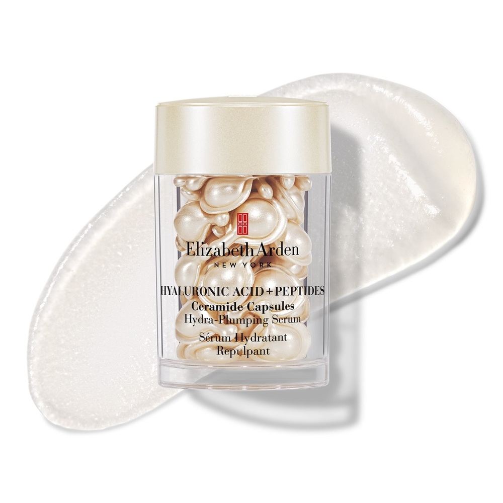 New Elizabeth Arden Ceramide Hyaluronic Acid  Hydra-Plumping Serum 30 Capsules